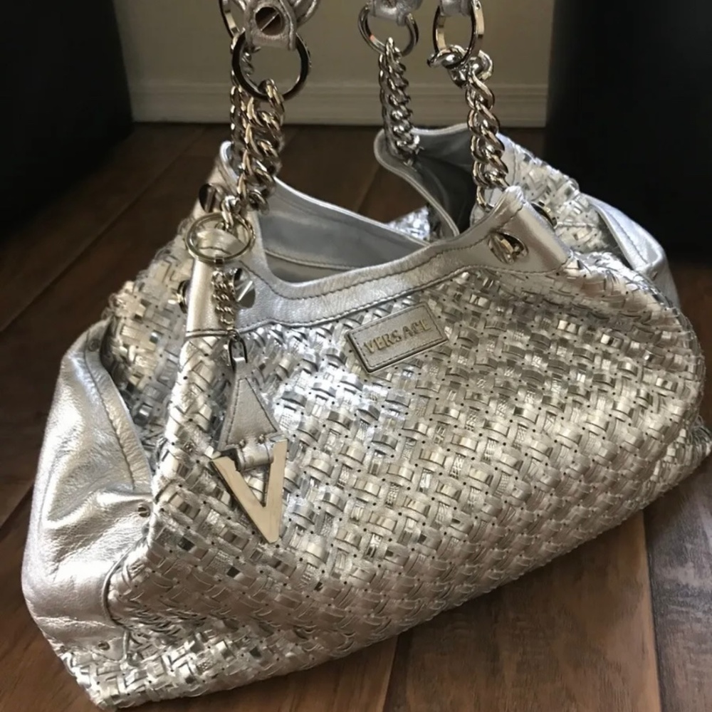Versace Silver Bag New